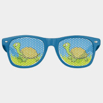 Cartoon Turtle Retro Sunglasses
