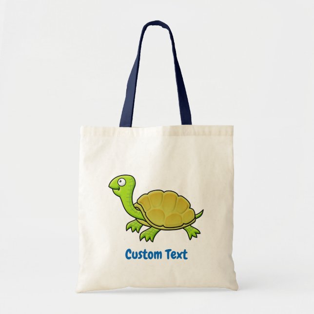 Cartoon Turtle Tote Bag (Front)
