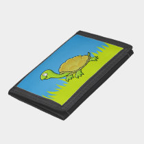 Cartoon Turtle Tri-fold Wallet