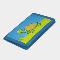 Cartoon Turtle Trifold Wallet