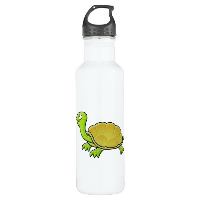 Cartoon Turtle Water Bottle (Front)