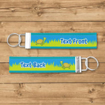 Cartoon Turtle Wrist Keychain