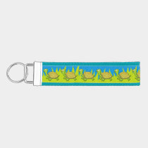 Cartoon Turtle Wrist Keychain