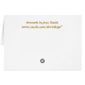 Cartoon Turtles Card (Back Horizontal)