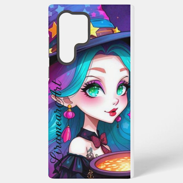 Cartoon Twilight Witch Samsung Galaxy Case (Back)