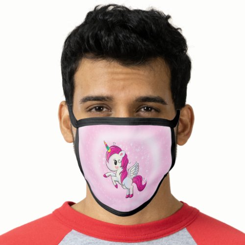 Cartoon Unicorn Face Mask