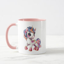 cartoon unicorn mug