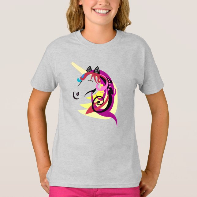 Cartoon Unicorn T-Shirt (Front)