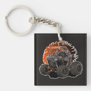 Cartoon UTV off-road vehicle Keychain