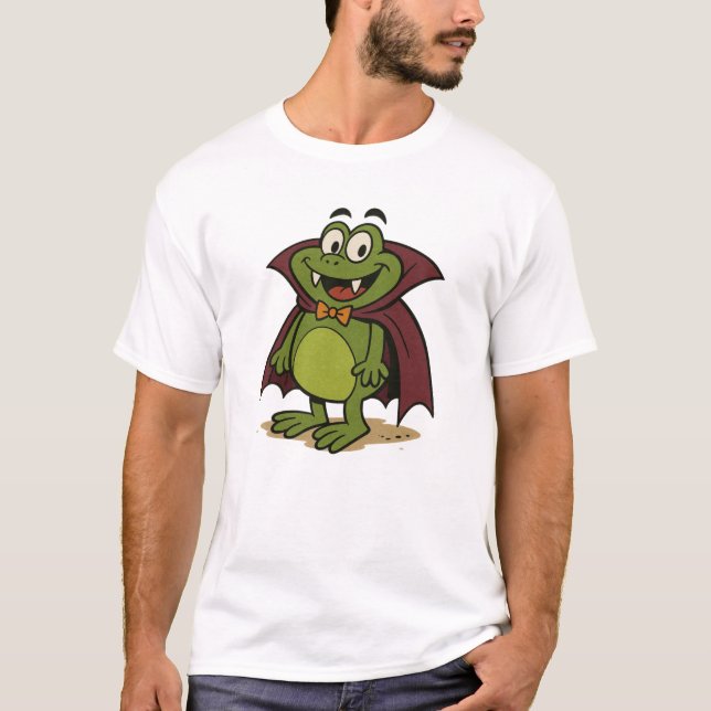 Cartoon Vampire Frog T-shirt (Front)