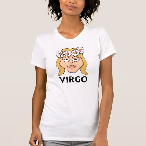 Cartoon Virgo Virgin T_Shirt