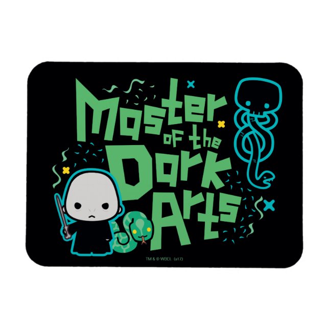 Cartoon Voldemort - Master of the Dark Arts Magnet (Horizontal)