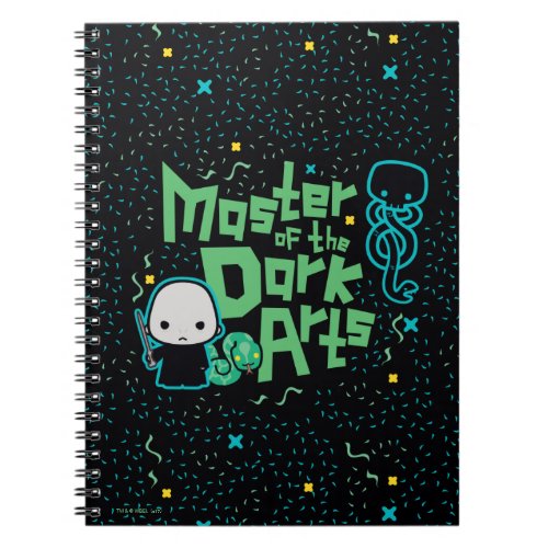 Cartoon Voldemort _ Master of the Dark Arts Notebook