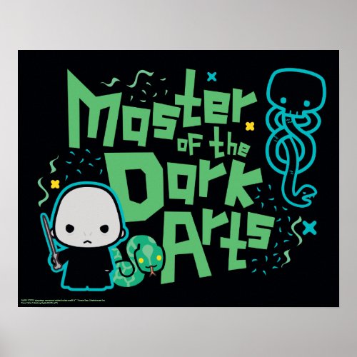 Cartoon Voldemort _ Master of the Dark Arts Poster