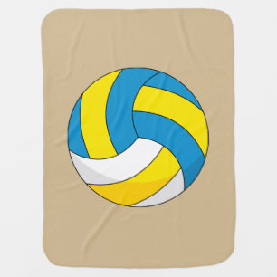 Cartoon Volleyball Ball Baby Blanket