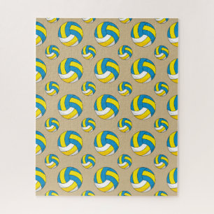 Cartoon Volleyball Ball Jigsaw Puzzle
