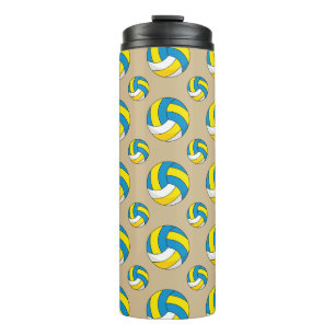 Cartoon Volleyball Ball Thermal Tumbler