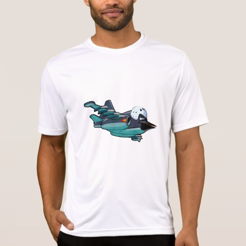 Cartoon warbird plane T_Shirt
