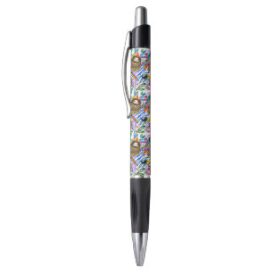 Cartoon Watercolor Sloth Pattern Pen