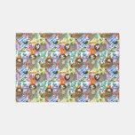 Cartoon Watercolor Sloth Pattern Rug