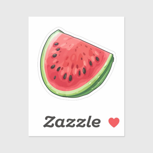 Cartoon watermelon sticker (Sheet)
