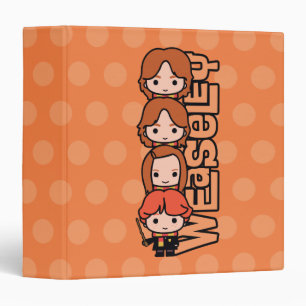 Cartoon Weasley Siblilings Graphic Binder