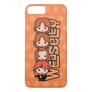 Cartoon Weasley Siblilings Graphic iPhone 8 Plus/7 Plus Case