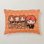 Cartoon Weasley Siblilings Graphic Decorative Pillow