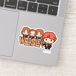 Cartoon Weasley Siblilings Graphic Sticker