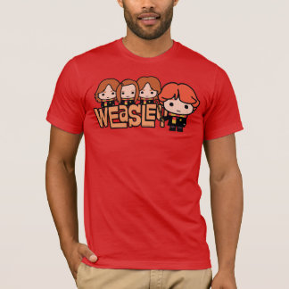 Cartoon Weasley Siblilings Graphic T-Shirt