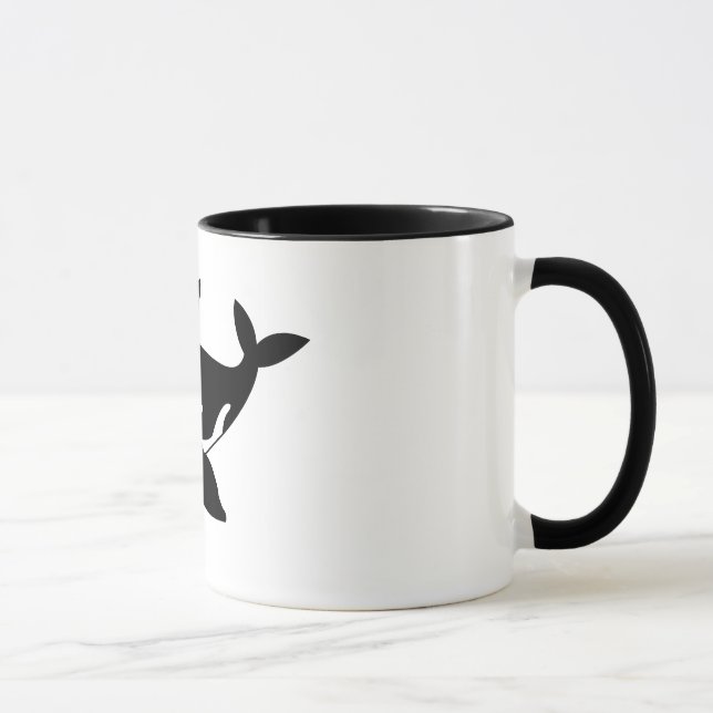 cartoon whale mug (Right)