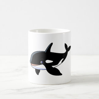 cartoon whale White 11 oz Classic Mug