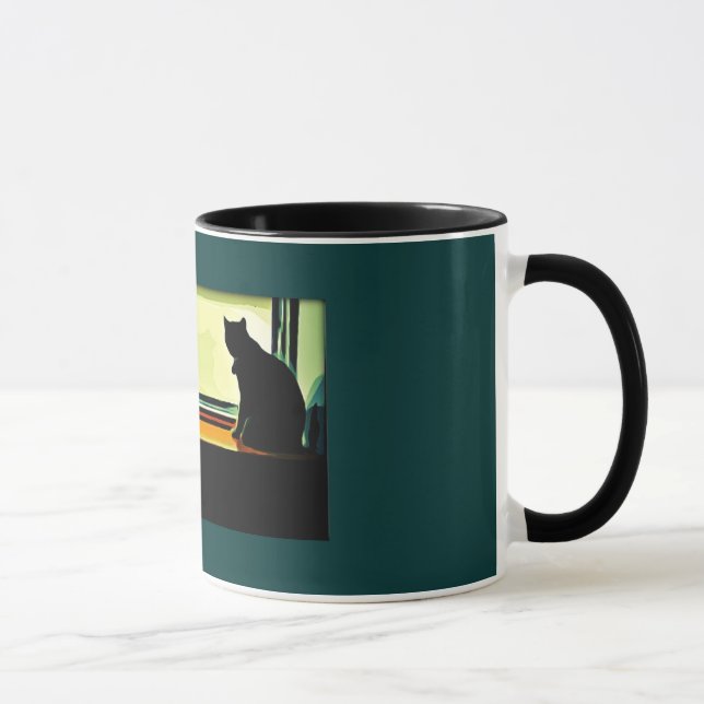 Cartoon Window Kitties Mug (Right)
