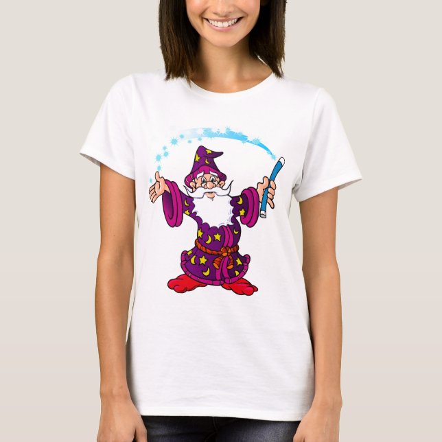 Cartoon Wizard T-Shirt (Front)