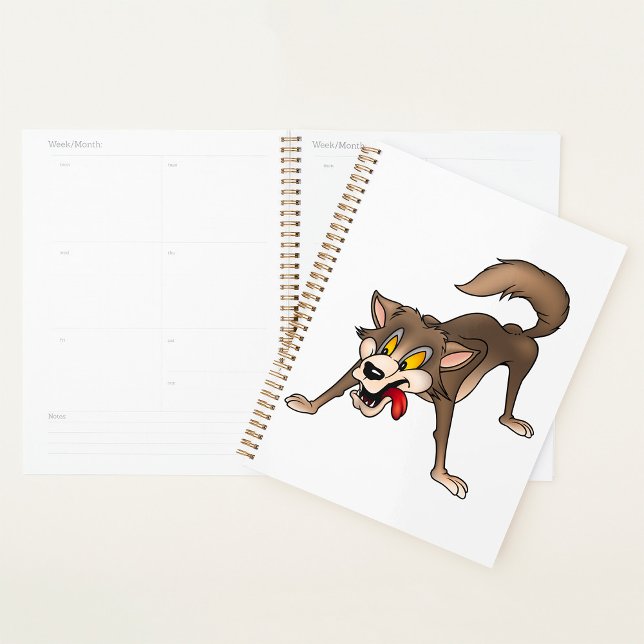 Cartoon Wolf with Goofy Expression Planner (Creator Uploaded)