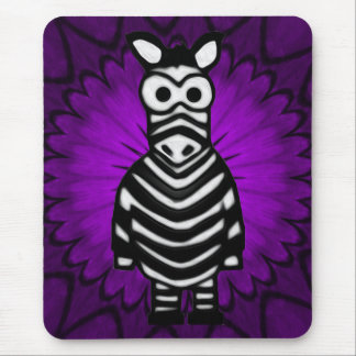 Cartoon Zebra Mouse Pad