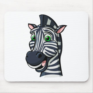 Cartoon Zebra Mouse Pad