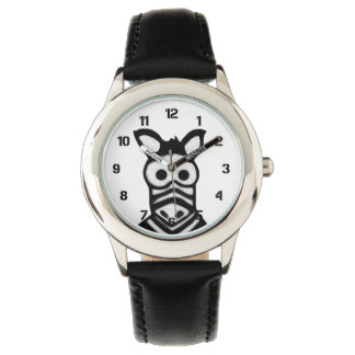 Cartoon Zebra Watch