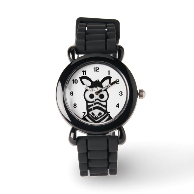 Cartoon Zebra Watch (Front)