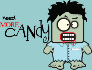 Cartoon Zombie Kitchen Accessories Supplies Zazzle Cartoon Zombie Jelly Belly Candy Tin