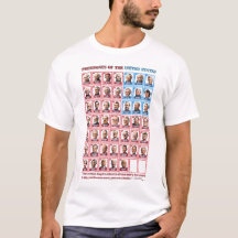 Cartooned US Presidents Trump Apparel 
