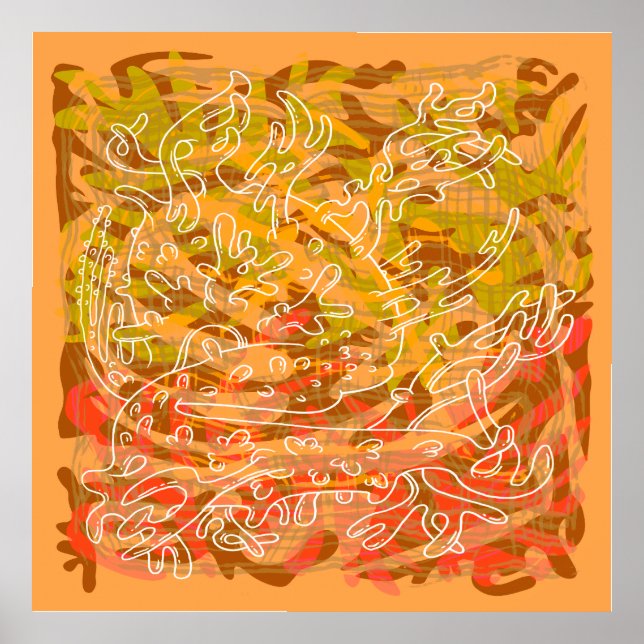 Cartoonish Organik Poster (Front)