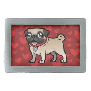 pug belt buckle