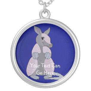 Cartoony Armadillo Necklace