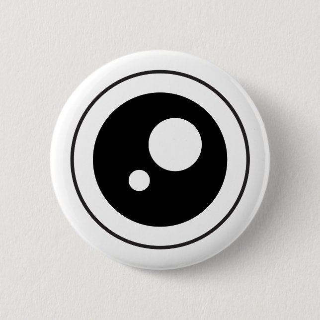 Cartoony Eye 01 Button (Front)