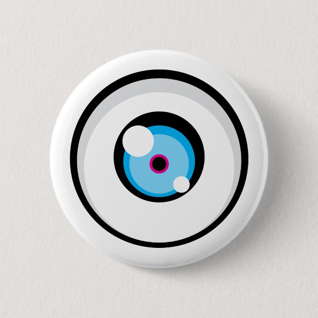 Cartoony Eye 03 Button (Front)