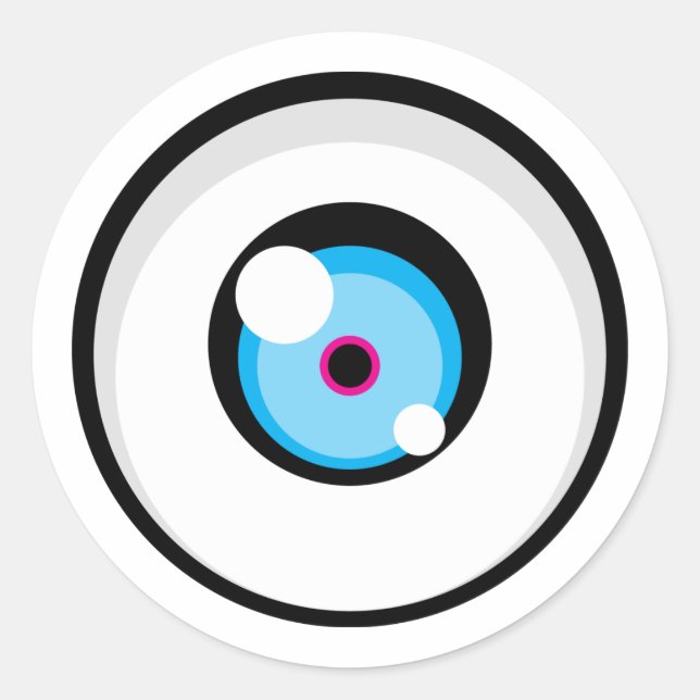 Cartoony Eye 03 Sticker (Front)