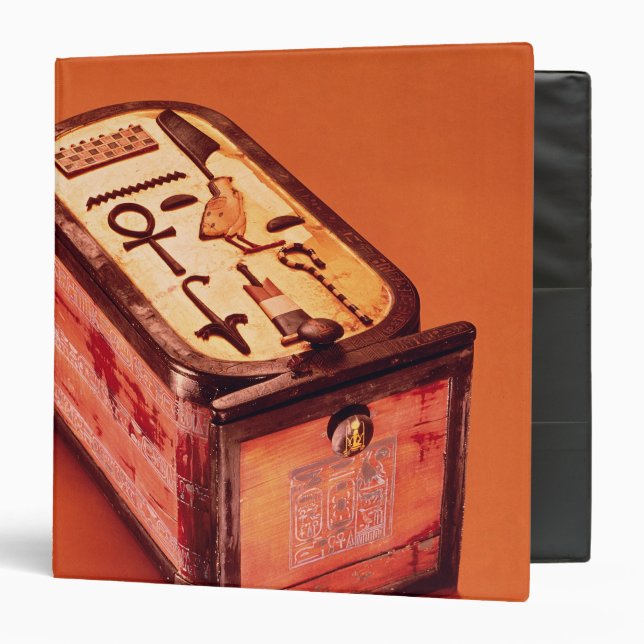 Cartouche-shaped box 3 ring binder (Front/Inside)