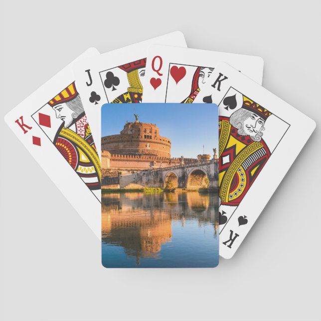 Carts, Castel Sant’Angelo Poker Cards (Back)