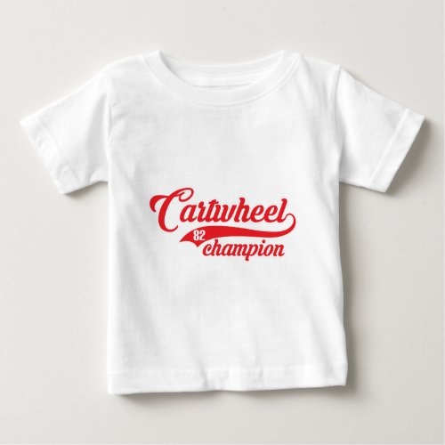 Cartwheel Champion Baby T_Shirt